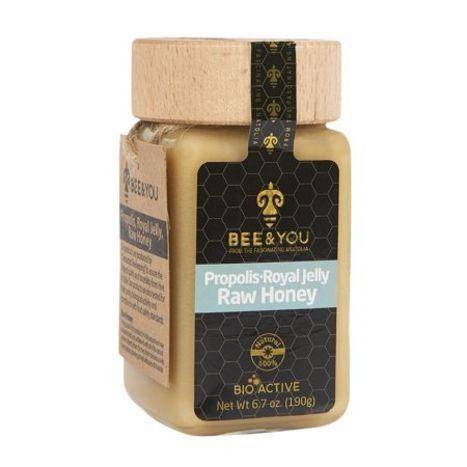 Bee & You Propolis Royal Jelly Raw Honey - 7 Ounces