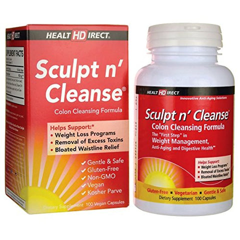 Health Direct Sculpt N'Cleanse Colon Cleansing Formula-100 Capsules