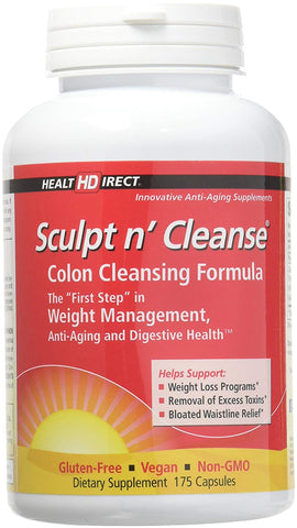 Health Direct Sculpt N'Cleanse Colon Cleansing Formula-175 Capsules