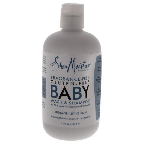 Shea Moisture Baby Wash & Shampoo Fragrance Free-13 Oz