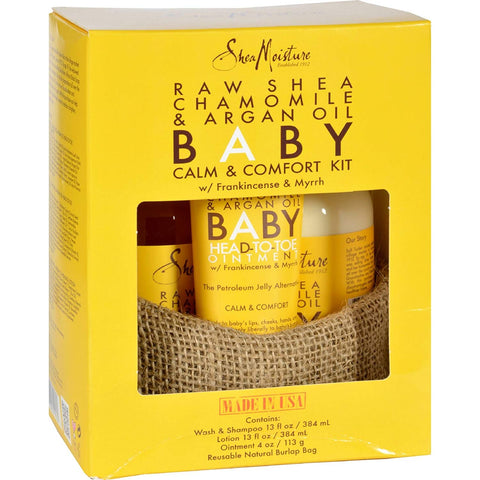 Shea Moisture Raw Shea Chamomile & Argan Oil Baby Calm & Comfort Kit