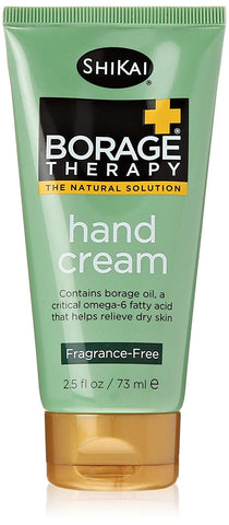 Shikai Borage Theraphy Hand Cream Fragrance Free-2.5 Oz