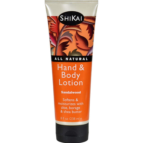 Shikai Hand & Body Lotion Sandalwood-8 Oz
