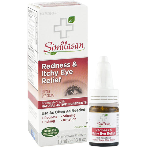 Similasan Redness & Itchy Eye Relief-0.33 Oz