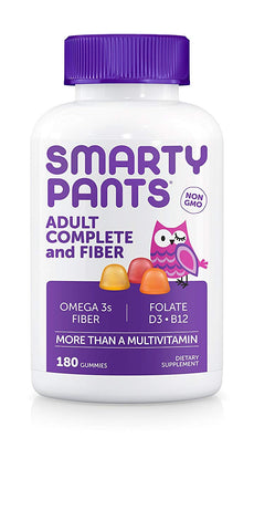 Smarty Pants Adult Complete Multivitamin & Fiber-180 Gummies