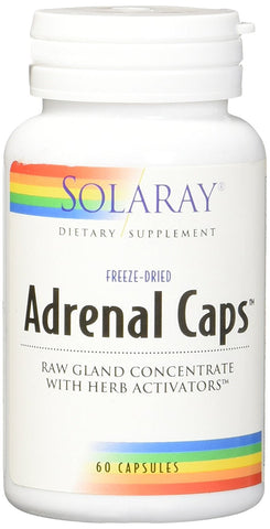 Solaray Adrenal Caps Freeze Dried-60 Veg Caps
