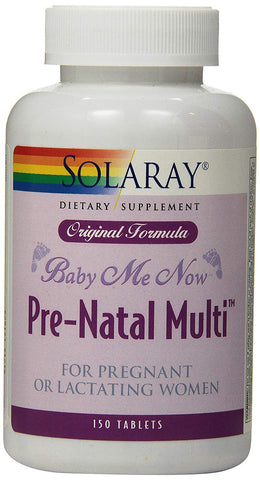 Solaray Pre-Natal Multi Original Formula-150 Tablets