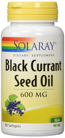 Solaray Black Currant Seed Oil 600 Mg-90 Softgels