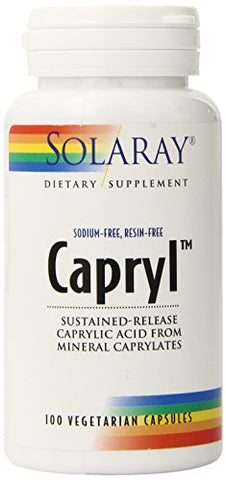 Solaray Capryl Sustained Release-100 Vegetarian Capsules