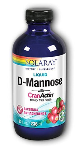 Solaray Liquid D-Mannose With CranActin-8 Oz