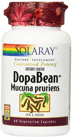 Solaray DopaBean Mucuna Pruriens 15% L-Dopa-60 Vegetarian Capsules