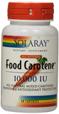 Solaray Food Carotene 10,000 IU-30 Capsules