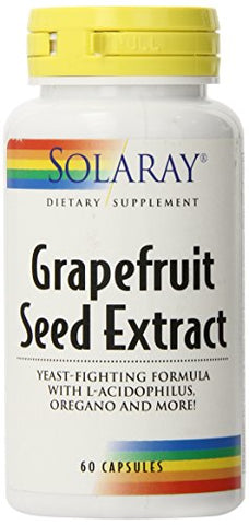 Solaray Grapefruit Seed Extract Yeast Fighting Formula-60 Capsules