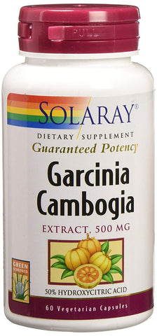 Solaray Garcinia Cambogia Extract 500 Mg-60 Vegetarian Capsules
