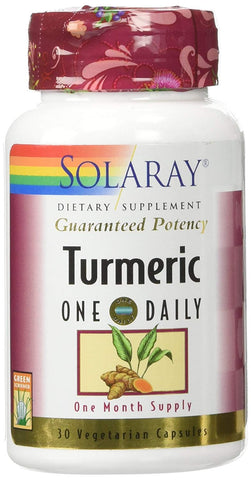 Solaray Turmeric One Daily One Month Supply-30 Vegetarian Capsules