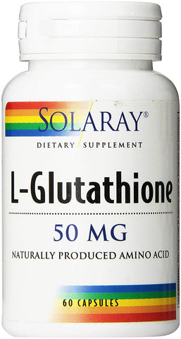Solaray L-Glutathione 50 Mg Amino Acid-60 Capsules