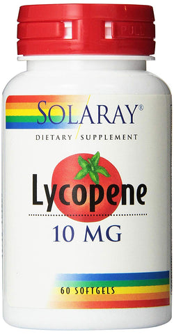 Solaray Lycopene 10 Mg Dietary Supplement-60 Softgels