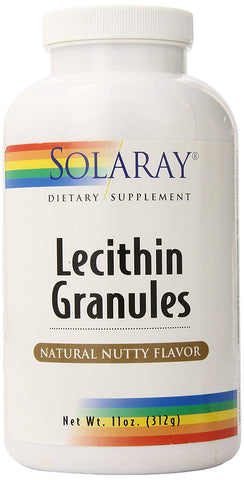 Solaray Lecithin Granules Natural Nutty Flavor-11 Oz