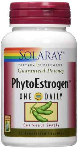 Solaray Phyto Estrogen One Daily-30 Easy To Swallow Capsules