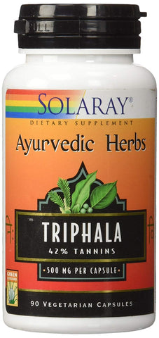 Solaray Ayurvedic Herbs Triphala 500 Mg-90 Vcaps