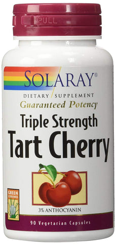 Solaray Tart Cherry Triple Strength-90 Vegetarian Capsules