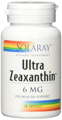 Solaray Ultra Zeaxanthin 6 Mg Eye Health Support-30 Capsules