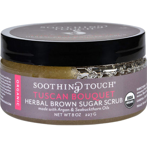 Soothing Touch Tuscan Bouquet Brown Sugar Scrub Rest & Relax-8 Oz