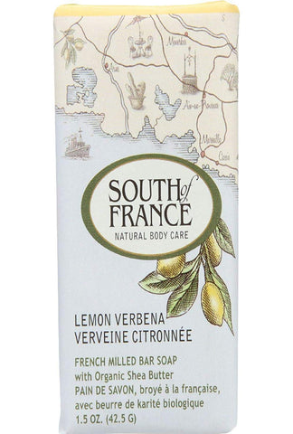 South Of France Lemon Verbena French Milled Bar Soap-1.5 Oz