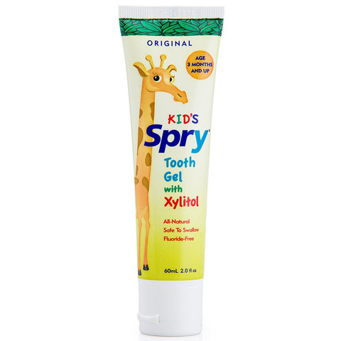 Spry Kid's Tooth Gel With Xylitol 3 Months & Up Original-2 Oz