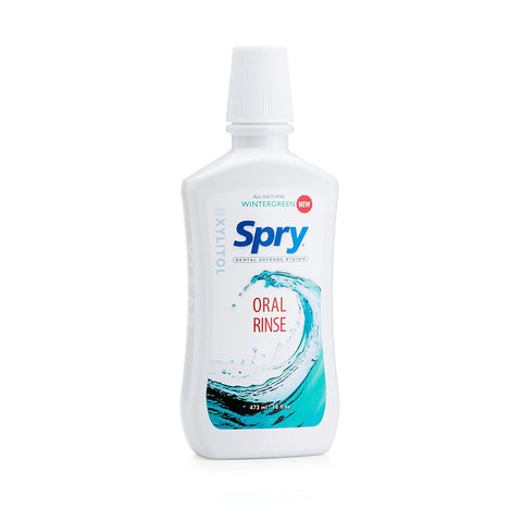 Spry Oral Rinse All Natural Wintergreen-16 Oz