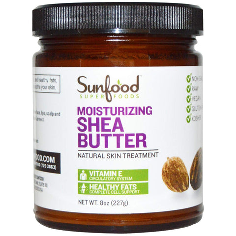 Sunfood Superfoods Shea Butter For All Natural Skin Care-8 Oz