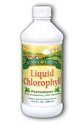 Sunny Green Liquid Chlorophyll Peppermint-16.2 Oz