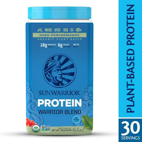 Sun Warrior Warrior Blend Plant Based Protein Natural Flavor-1.65 Lbs