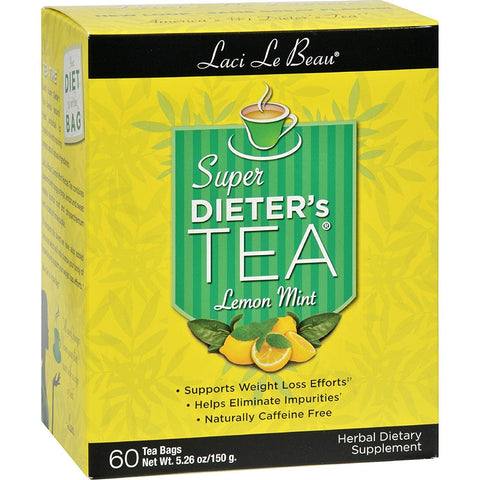 Laci Le Beau Dieter's Tea Lemon Mint 60 Bags-5.26 Oz