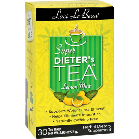 Laci Le Beau Dieter's Tea Lemon Mint 30 Bags-2.63 Oz