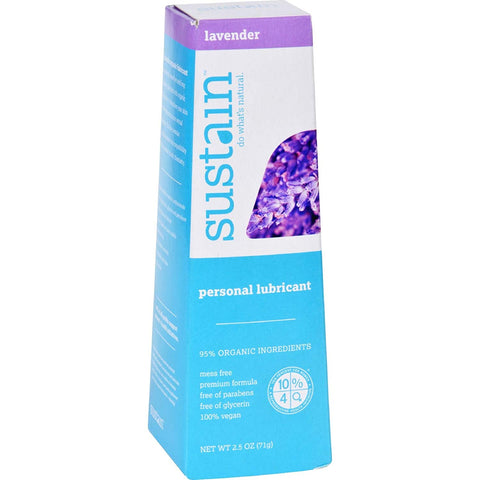 Sustain Personal Lubricant Lavender-2.5 Oz