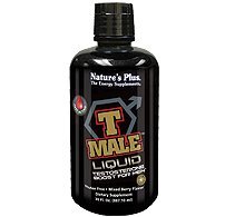 Natures Plus T-Male Liquid Testosterone Boost For Men-8 Oz