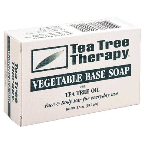 Tea Tree Therapy Vegetable Base Soap With Tea Tree Oil-3.9 Oz