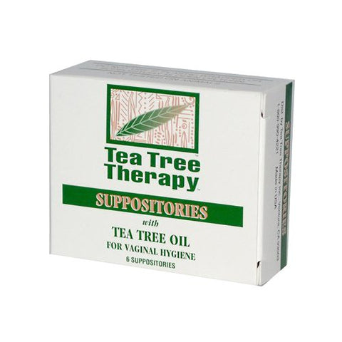 Tea Tree Therapy Suppositories With Tea Tree Oil For Vaginal Hygiene-6 Suppositories