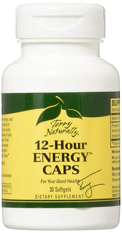 Terry Naturally 12 Hour Energy Caps-30 Softgels