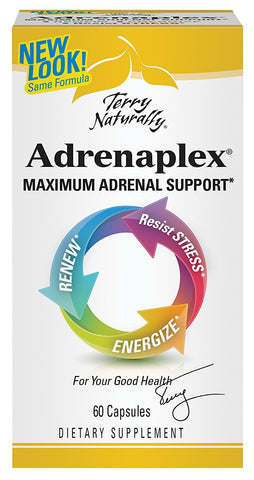 Terry Naturally Adrenaplex Supports Healthy Adrenal Gland Function & Manages Fatigue-60 Capsules