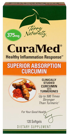 Terry Naturally Cura Med 375 Mg Superior Absorption Curcumin-120 Softgels