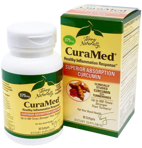 Terry Naturally CuraMed 375 Mg Superior Absorption Curcumin-60 Softgels