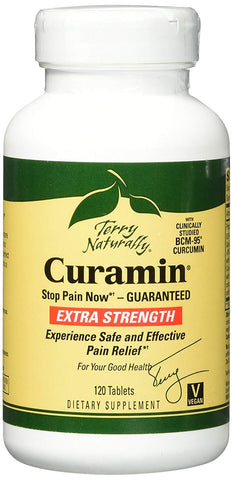 Terry Naturally Curamin Extra Strength Stop Pain Now-120 Tablets