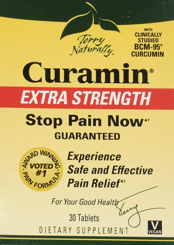 Terry Naturally Curamin Extra Strength Stop Pain Now-30 Tablets