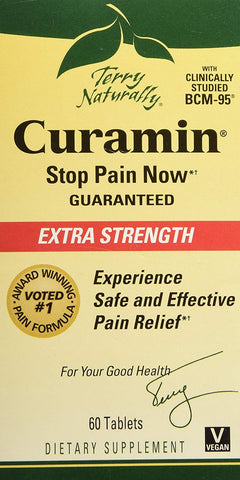 Terry Naturally Curamin Extra Strength Stop Pain Now-60 Tablets