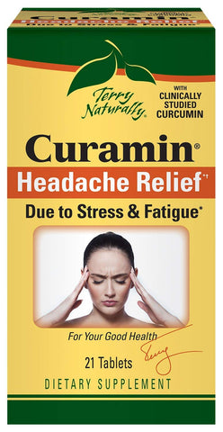 Terry Naturally Curamin Headache Due To Stress & Fatigue-21 Tablets