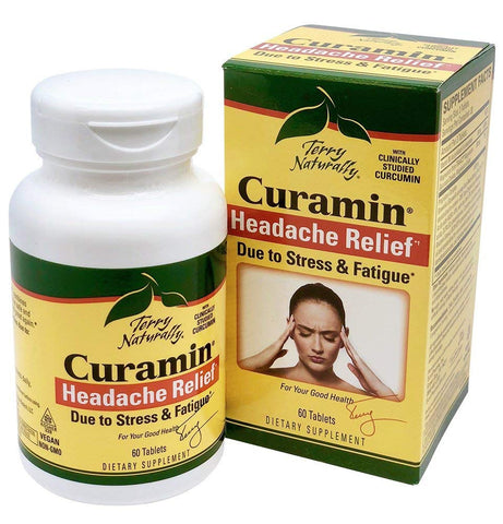 Terry Naturally Curamin Headache Due To Stress & Fatigue-60 Tablets