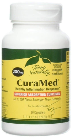 Terry Naturally Cura Med 200 Mg Superior Absorption Curcumin-60 Capsules