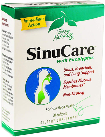 Terry Naturally Sinu Care With Eucalyptus-30 Softgels